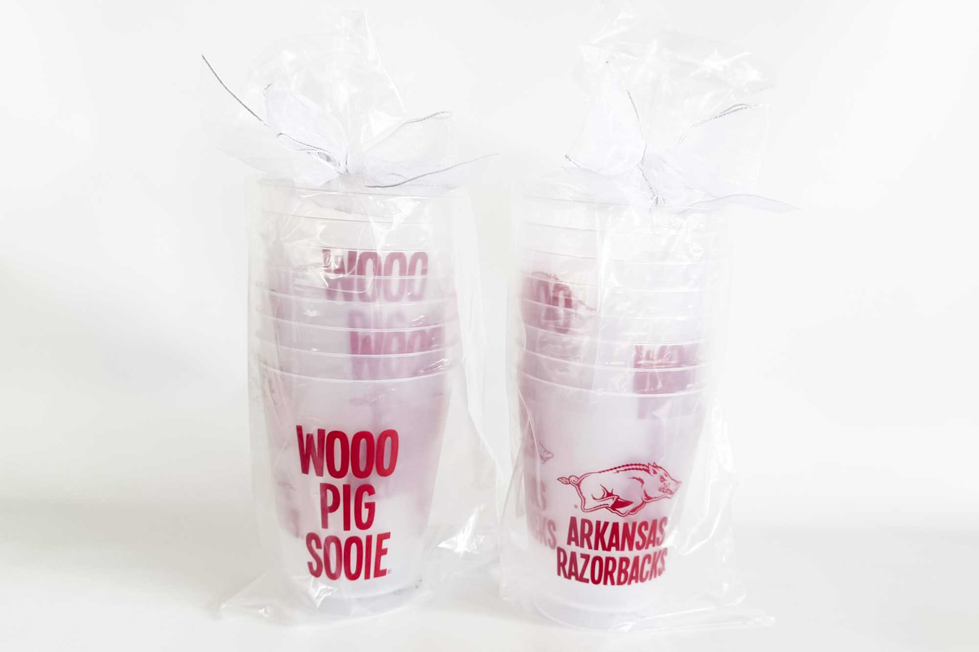 University-of-Arkansas-Razorback-Wooo-Pig-Sooie-Disposable-Frosted-Roadie-Cup-9 University of Arkansas Razorback/Wooo Pig Sooie Frosted Roadie Cup (10 pack) - Image 4