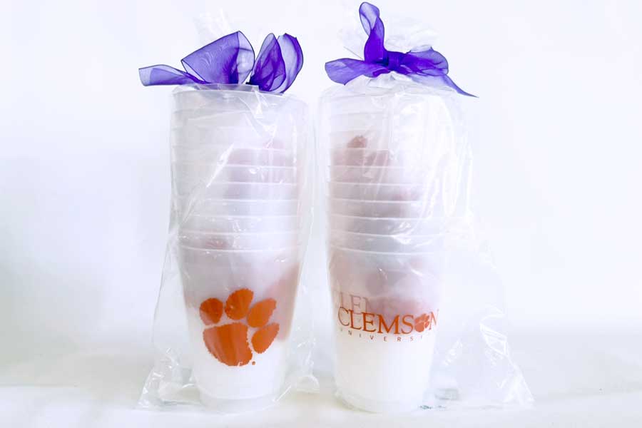 Clemson Tigers Disposable Frosted Party Roadie Cups Clemson University Official Logos {Frost Cup 8 Pack} - Image 9