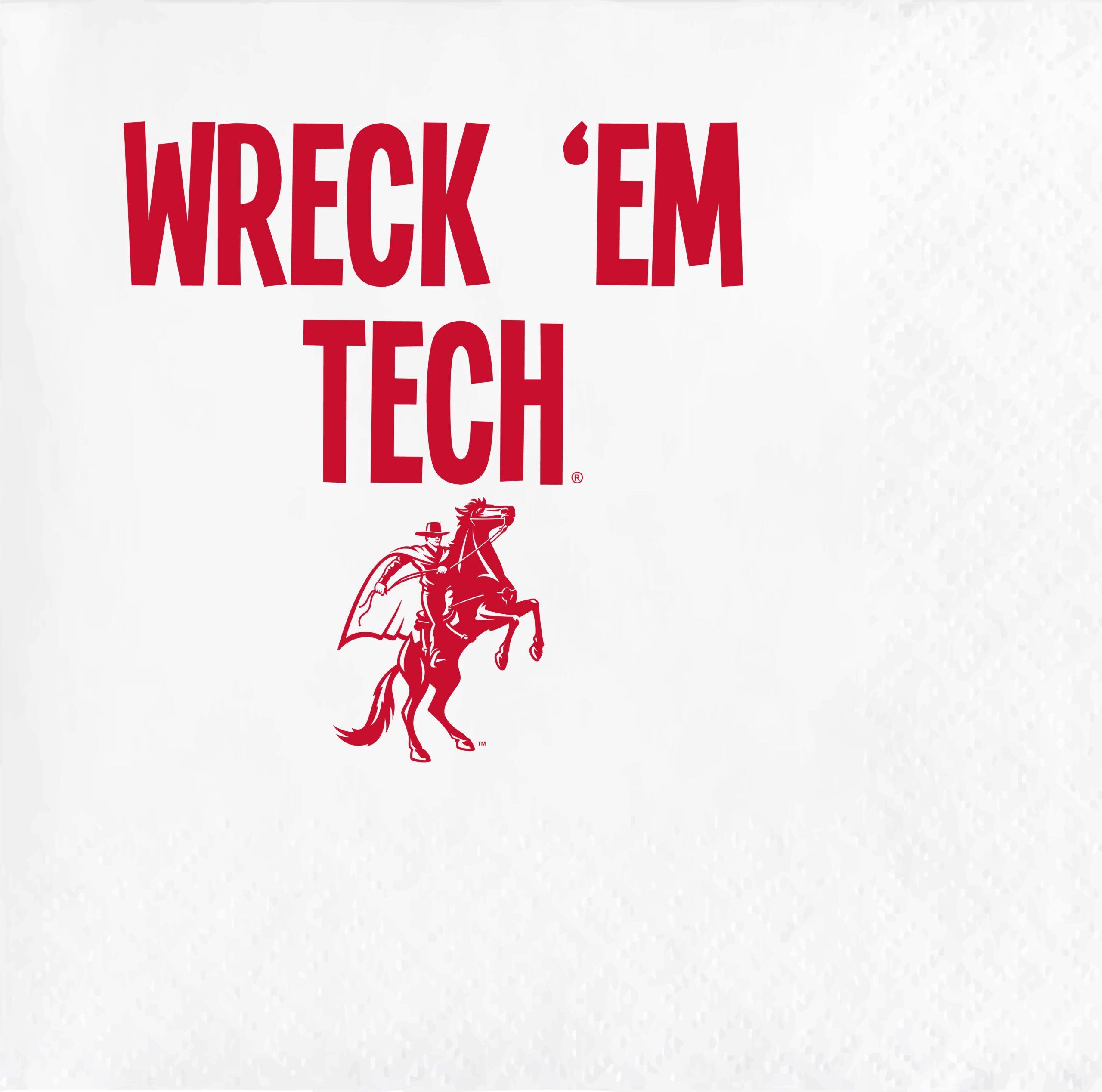 Texas Tech University Red Raiders White Cocktail Beverage Party Disposable Napkin Wreck Em Texas Tech University/Wreck 'Em - Napkin Pack