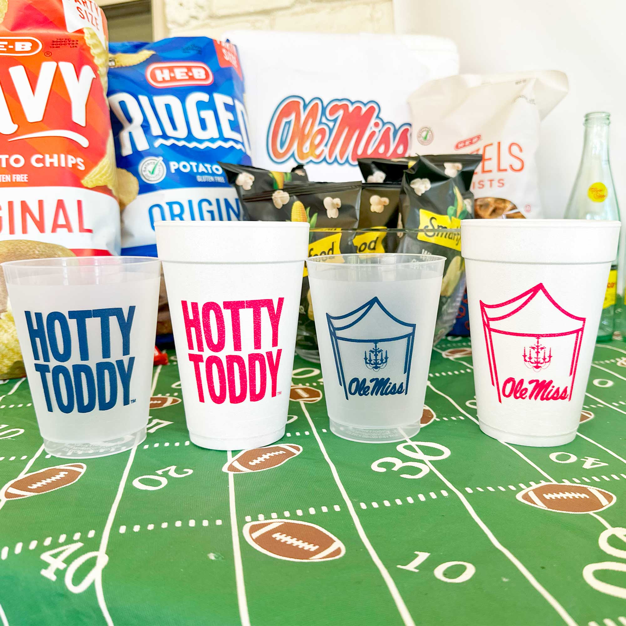 Ole-Miss-University-of-Mississippi-Hotty-Toddy-Frrosted-Foam-Tailgate-Tent-Roadie-Cup-2 Ole Miss/Hotty Toddy Football Tailgate Tent {Frosted Cup 10 Pack} - Image 4
