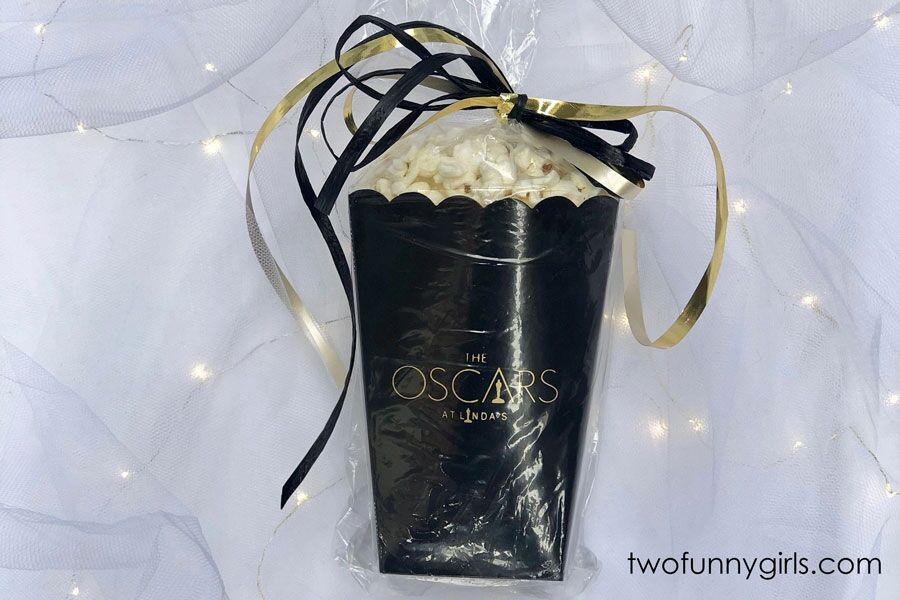 Personalized Cardboard Popcorn Favor Boxes - Image 3