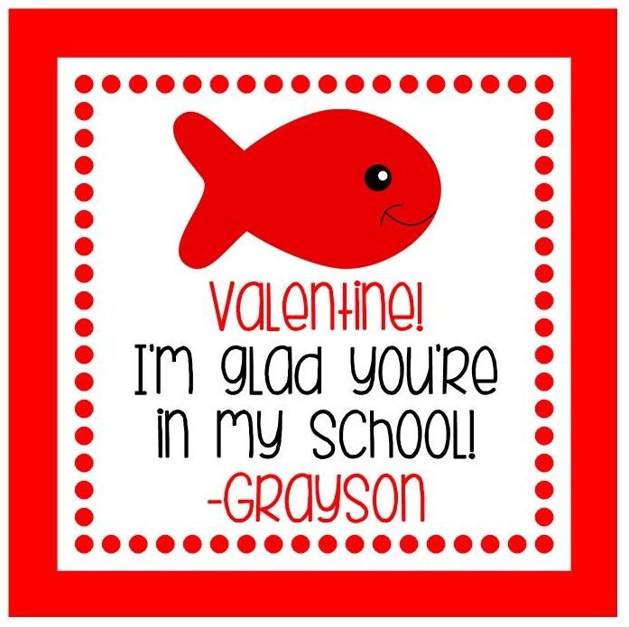 Valentine's Day  Sticker - Fish