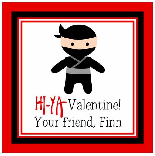 Valentine's Day Sticker - Ninja