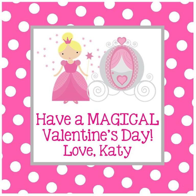 Valentine's Day Sticker - Princess