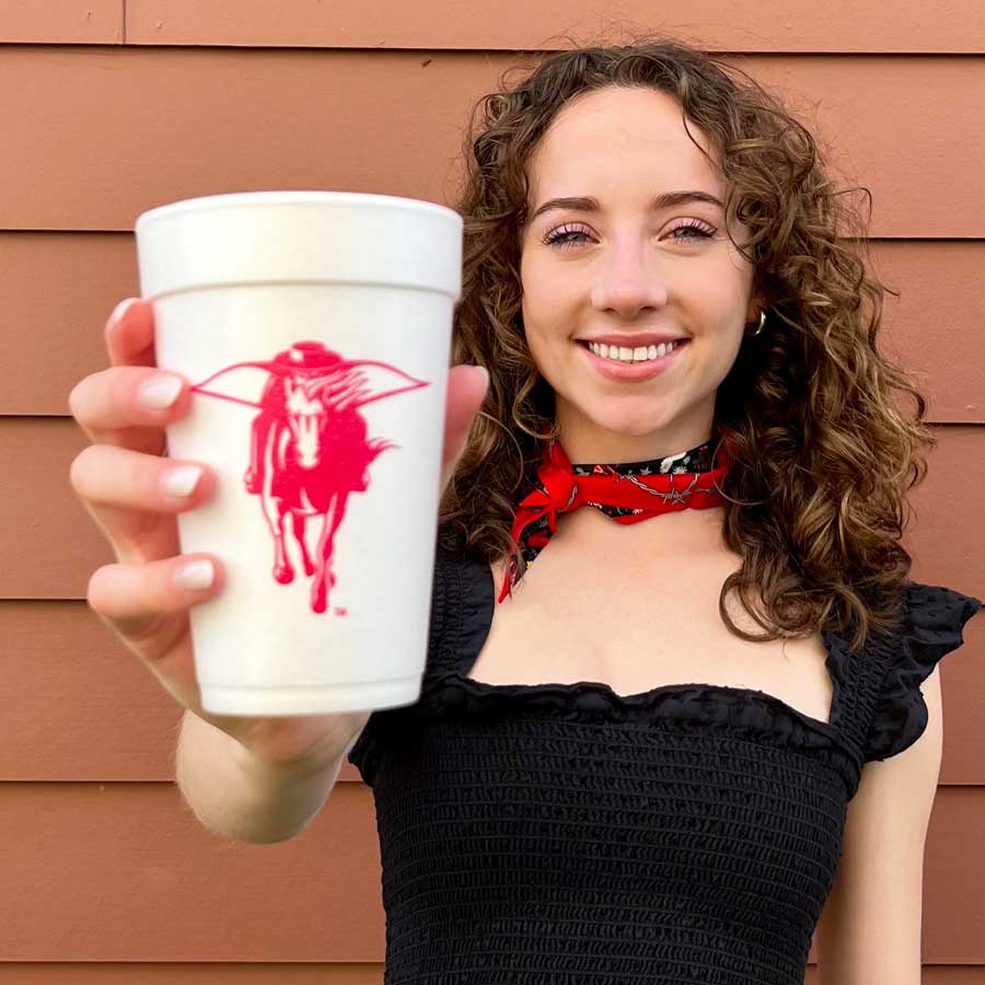Texas-Tech-Universtiy-Red-Raider-Wreck-Em-Tech-matador-Disposable-Foam-Cup-tailgate-9 Texas Tech University - Masked Rider/Wreck 'Em Tech {Styrofoam Cup 10 Pack} - Image 5