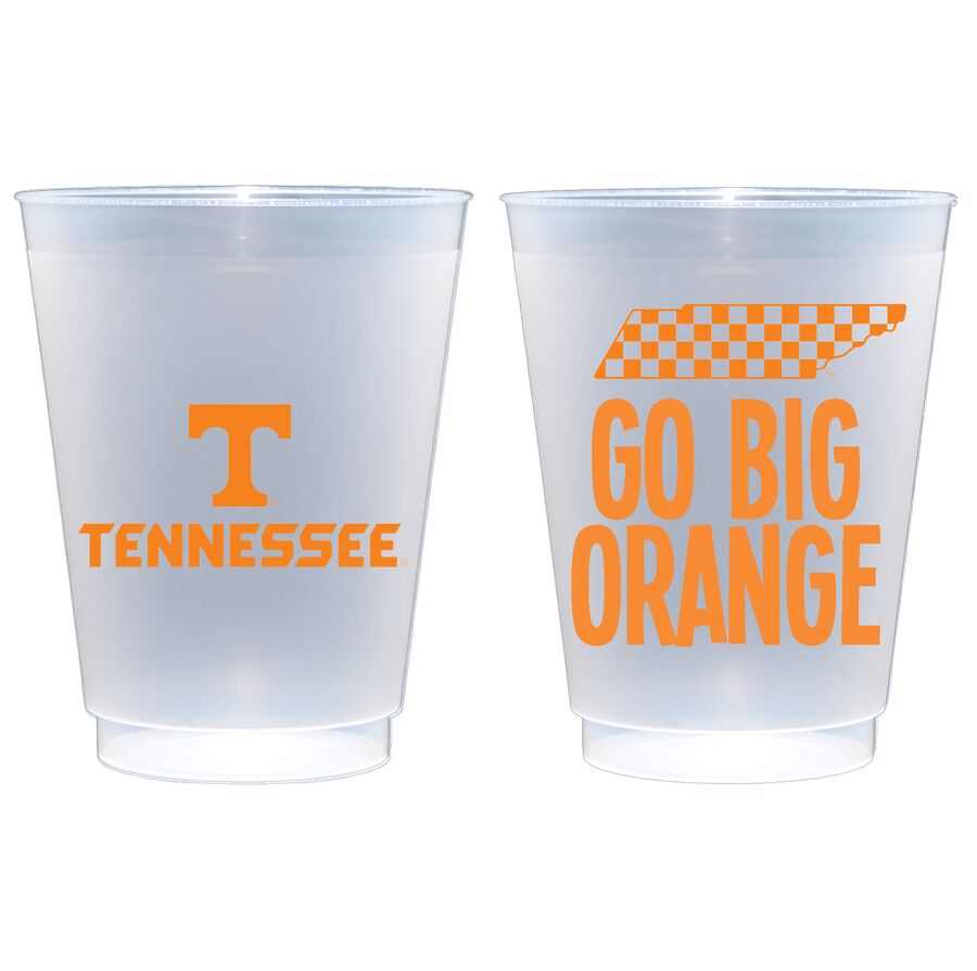 University of Tennessee | Go Big Orange Frosted Party Roadie Cup University of Tennessee - Logo/Go Big Orange {Frosted Cup 10 Pack}