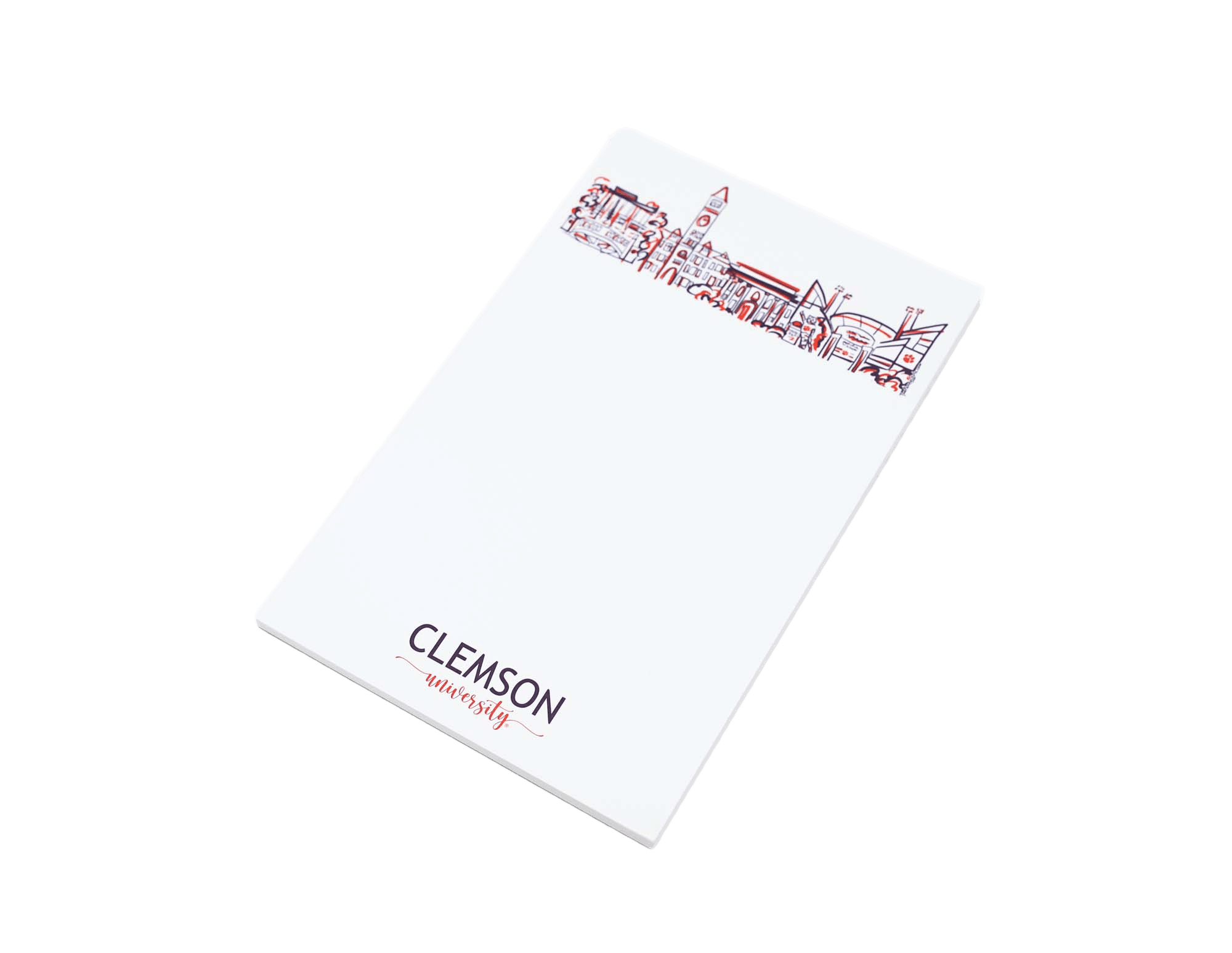 Clemson Univeristy Notepad-2 NB Skyline Notepad {Clemson University-Clemson} HID