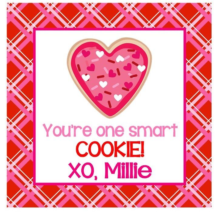 Valentine's Day Sticker - Cookie