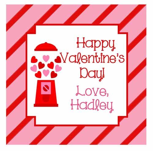 Valentine's Day Sticker - Gumball Machine