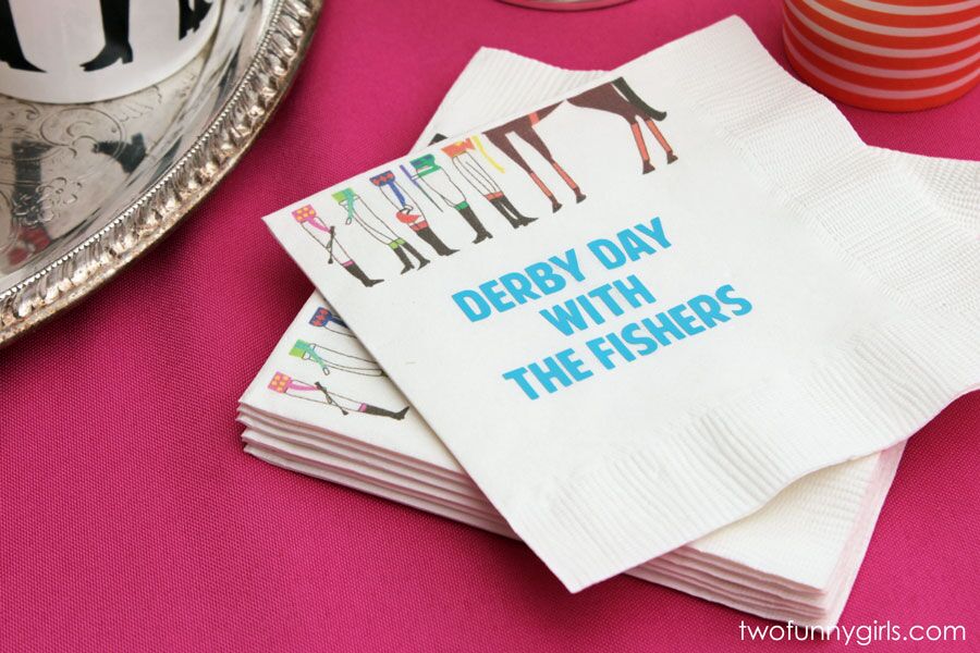 Full Color Paper Napkins for Kentucky Derby