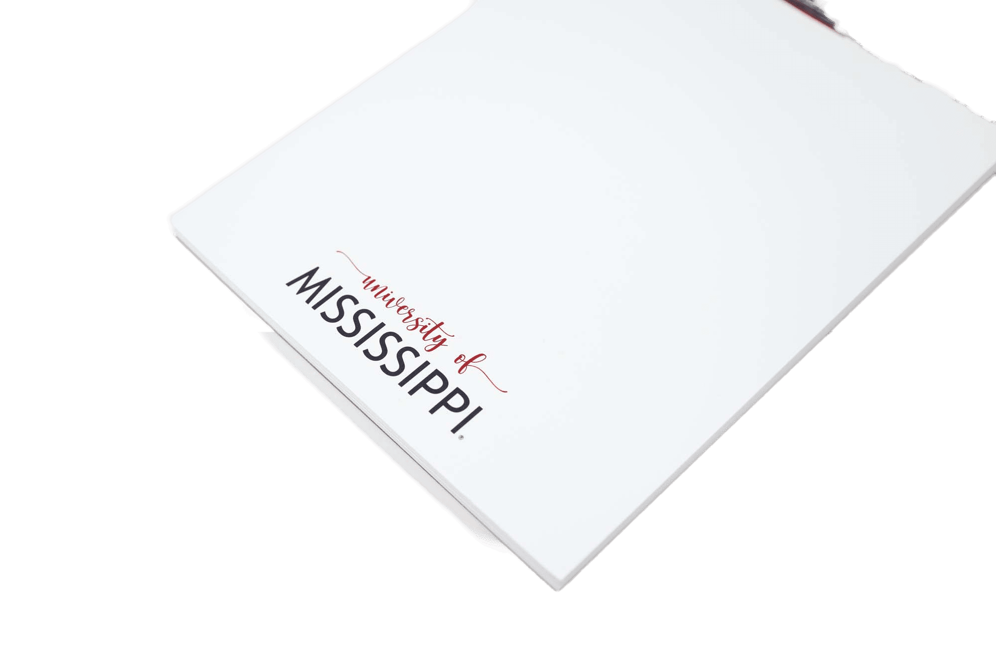 Ole Miss University of Mississippi Campus Skyline Notepad Oxford text-2 NB Skyline Notepad {Ole Miss-Oxford} - Image 3