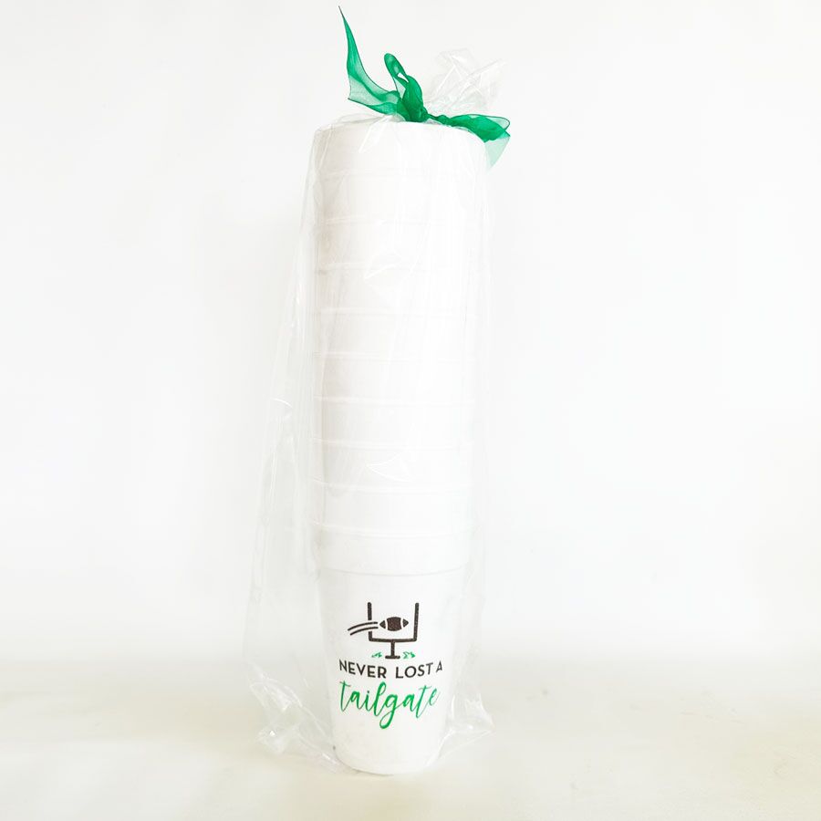 Never Lost A Tailgate Disposable Foam Party Cup Never Lost a Tailgate Disposable Foam Cup {10 cup pack} - Image 4